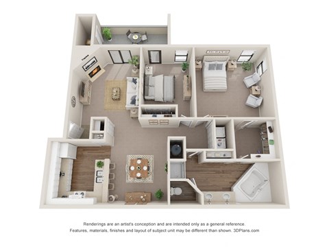 The Haven Floor Plan at Hidden Lake, Union City